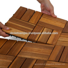 TUBOS DE MADEIRA DE DECK 30 * 30CM / DECK TILES FABRICANTE DE 19MM NO PREÇO BARATO QUENTE